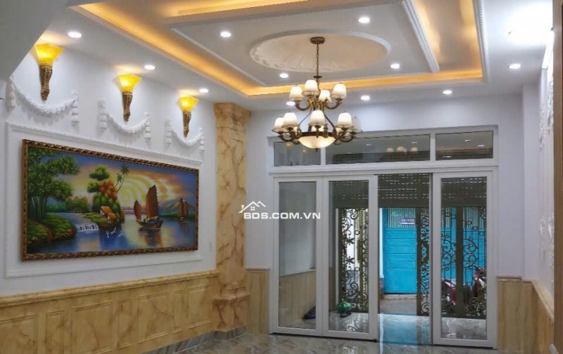 Chợ Hạnh Thông Tây - nhà hẻm xe tải - doanh thu đến 35tr - 105m2 - 5 tầng - ngang 5,5m - 9.35 tỷ